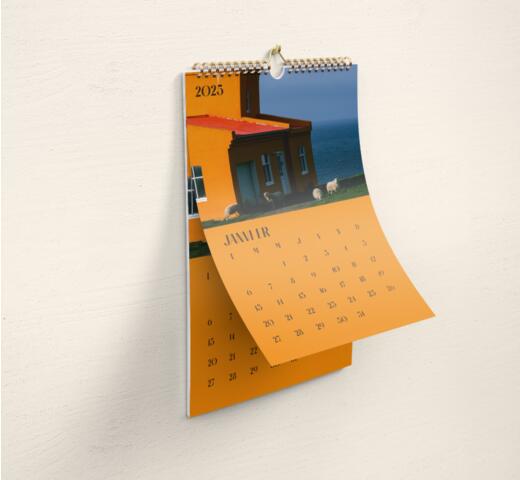 Le calendrier mural