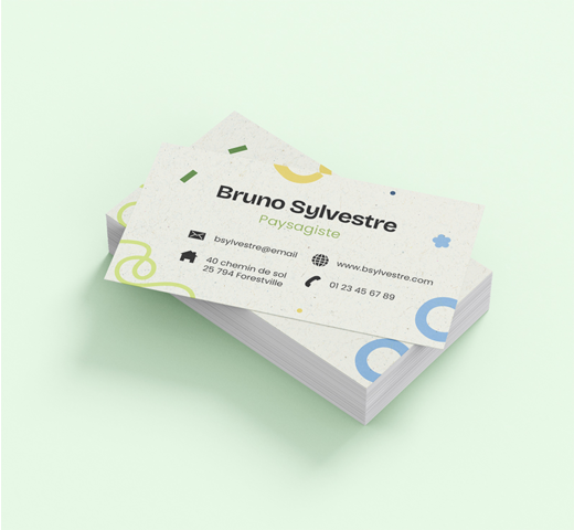 carte de visite durable