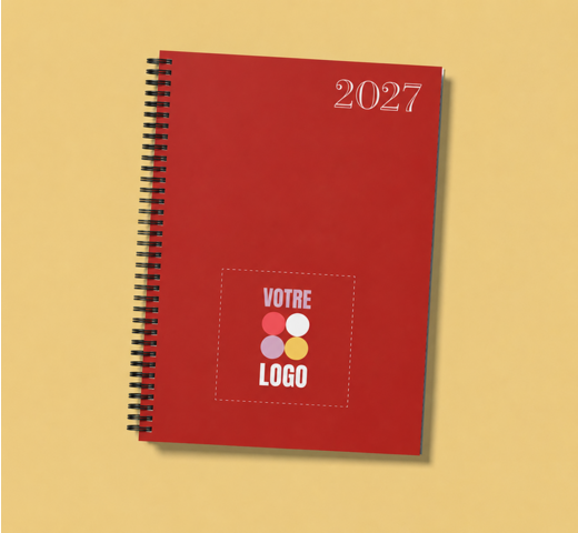 agenda de type semainier avec impression personnalisée