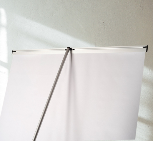 zoom sur la fixation haute du kakemono l-banner