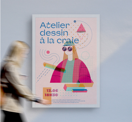 Grande affichage à personnaliser