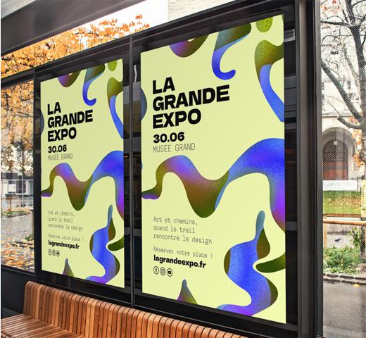 Affiche sur mesure personnalisée