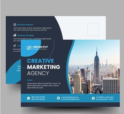 Carte postale publicitaire